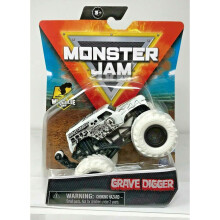 MonsterJam Grave Digger, 1:64 Scale Wheelie Bar Inverse Trucks Series 20