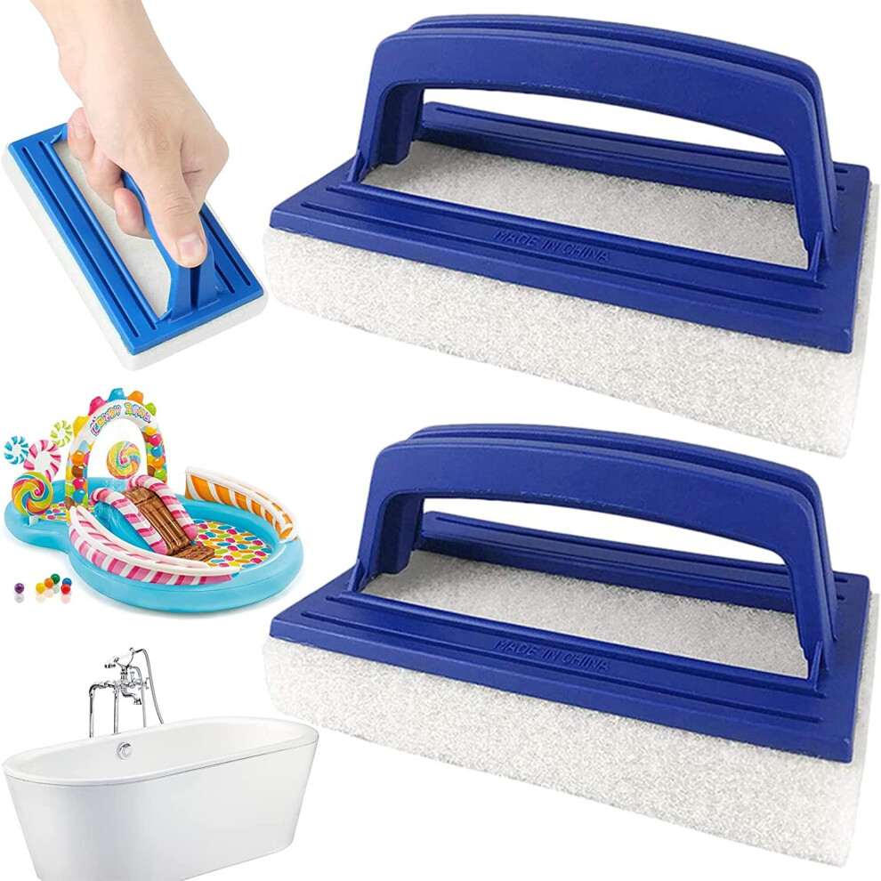 Cleaning Brush with Handle Professional Brush Wall Brush Pool Accessories Pond Accessories Carpet Brush Handle Tool Sponge...-image-OPC-P97KVKN-NEW
