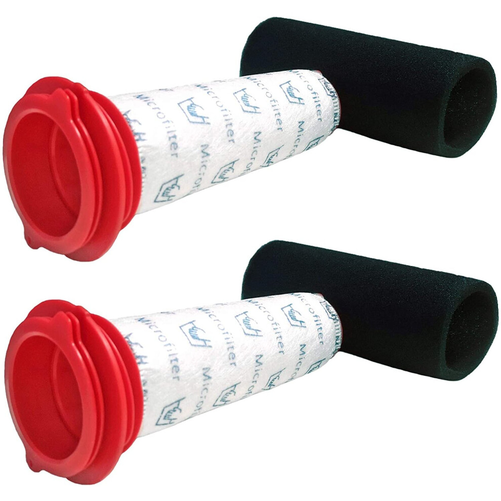 2x CleanMonster Vacuum Cleaner Filter Set for Bosch Athlet BCH6 Series, BCH6L2560, BCH6L2561, Battery Handheld Vacuum Cleaner...