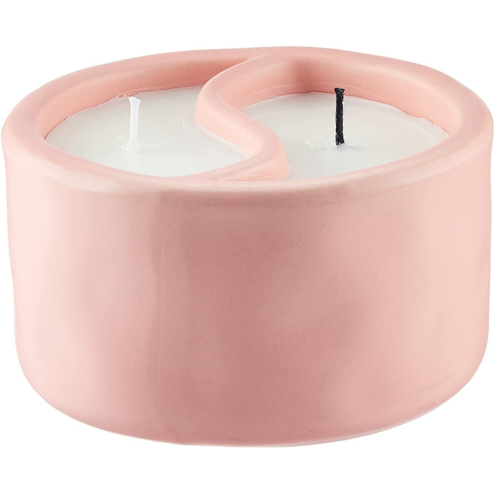 Paddywax Candles Yin & Yang Collection Scented Candle, 11-Ounce, Dusty Pink-Cactus Flower | Watermint-image-OPC-P97M2R7-NEW