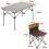 Living And Home 7 Piece Folding Camping Table and Chairs Set Portable with Carrying Bag 2