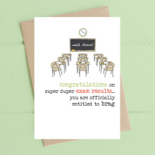 Congratulations On Super Exam Results Greeting Card Dandelion Stationery Cards