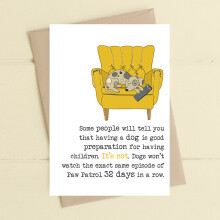 Same Episode Of Paw Patrol For 32 Days Greeting Card Dandelion Stationery Cards