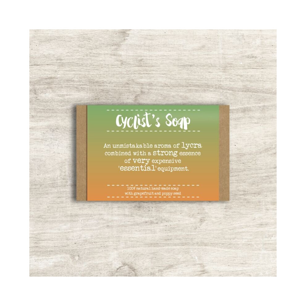 Dandelion Stationery Strong Cyclist's Soap Bar In Gift Box Novelty Gift Idea By