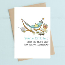You're Retiring Enjoy The New Office Greeting Card Dandelion Stationery Cards