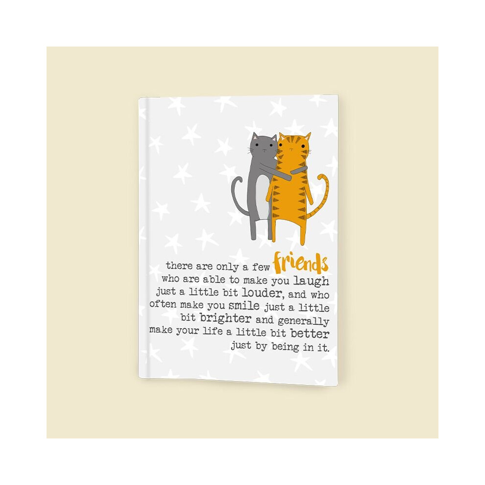 Dandelion Stationery Friends Make Life Better By Being In It Notebook Gift By