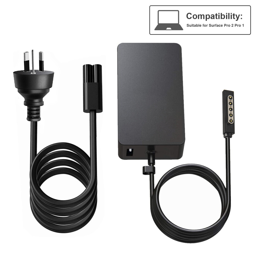 48W Surface Pro 1 Pro 2 Pro Rt Charger For Microsoft Surface Pro 2 Surface Pro 1 & Surface Rt Tablet, Windows 8 Tablet 1536 With 5V/1A Usb Port 6901489020913