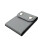 (Grey) 2pcs Car Seat Belt Adjuster Neck Strap Positioner Locking Clip Protector 2