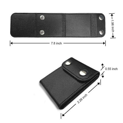 (Black) 2pcs Car Seat Belt Adjuster Neck Strap Positioner Locking Clip Protector 1