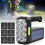 Solar LED Torch, USB Rechargeable COB Camping Hiking Lamp Bright Light 11