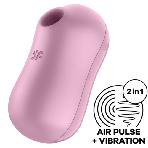 SATISFYER COTTON CANDY STIMULATOR  VIBRATOR - LILAC