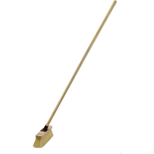 Soft Indoor Broom Head with Handle Sweeping Brush Kitchen Floor Sweep 2