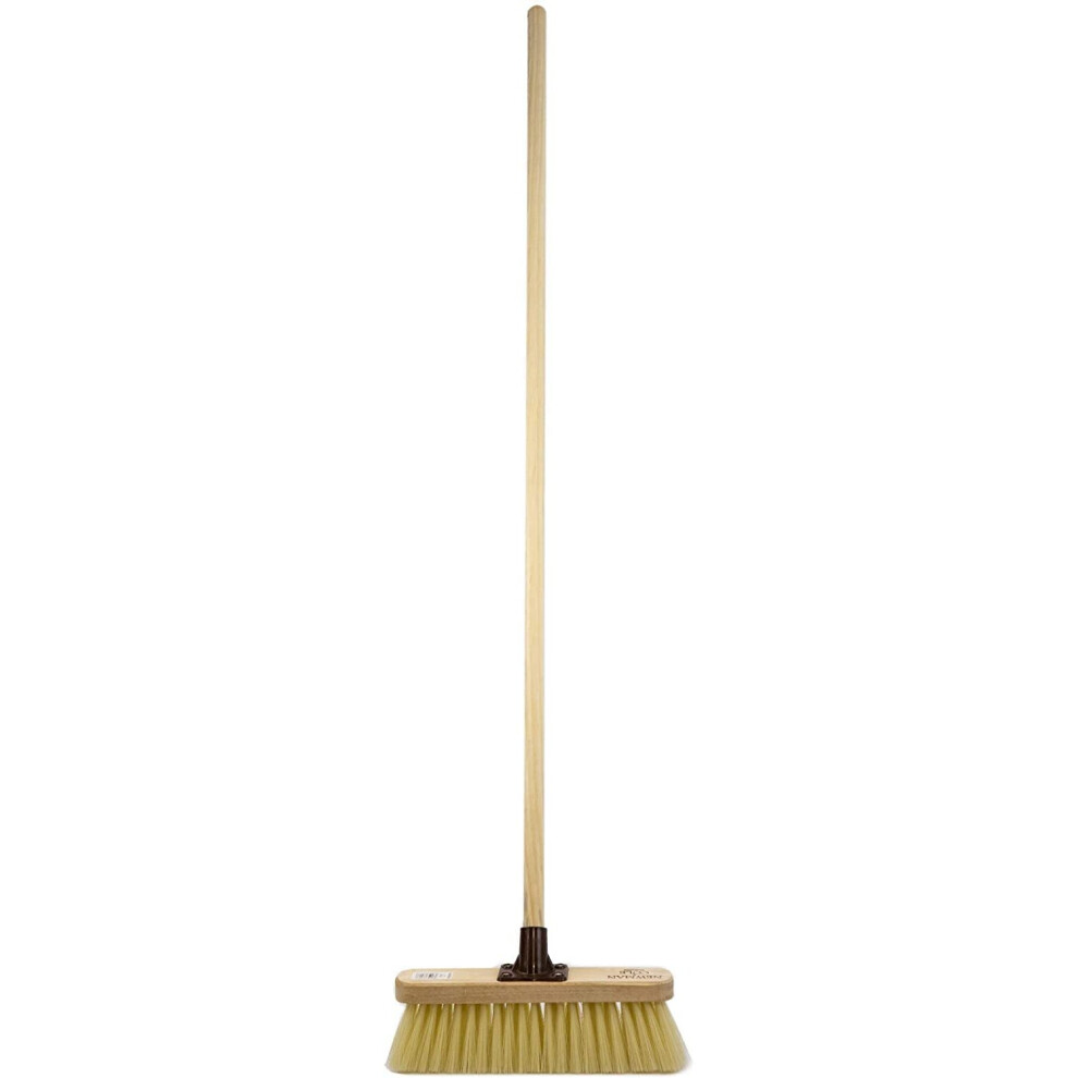 Soft Indoor Broom Head with Handle Sweeping Brush Kitchen Floor Sweep