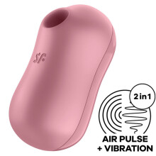 Stimulateur Clitoridien - Satisfyer - Cotton Candy - Rechargeable - Silicone - Étanche IPX7