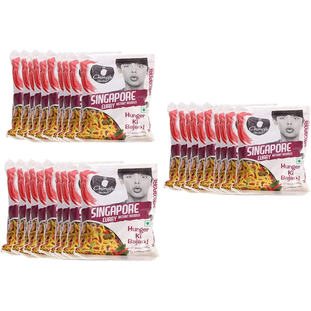 (Pack of 30	) Chings Singapore Curry Noodles 60g