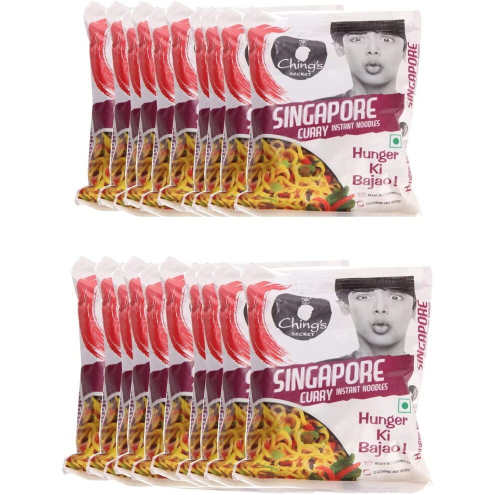 (Pack of 20	) Chings Singapore Curry Noodles 60g