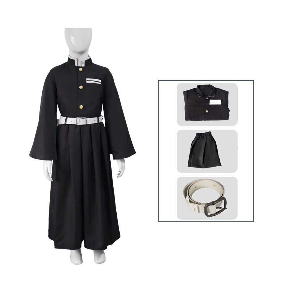(Tokitou Muichirou Suit, 150cm) Demon Slayer Kimetsu No Yaiba Kamado Nezuko Kids Cosplay Costume Kimono Robes