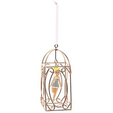 Tinker Bell Rose Gold Cage Christmas Decoration, Disneyland Paris Gift