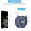 Mini-USB-Ventilator Tischventilator, 3-stufig regelbar, 360 drehbar, USB-Handventilator 5
