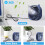 Mini-USB-Ventilator Tischventilator, 3-stufig regelbar, 360 drehbar, USB-Handventilator 12