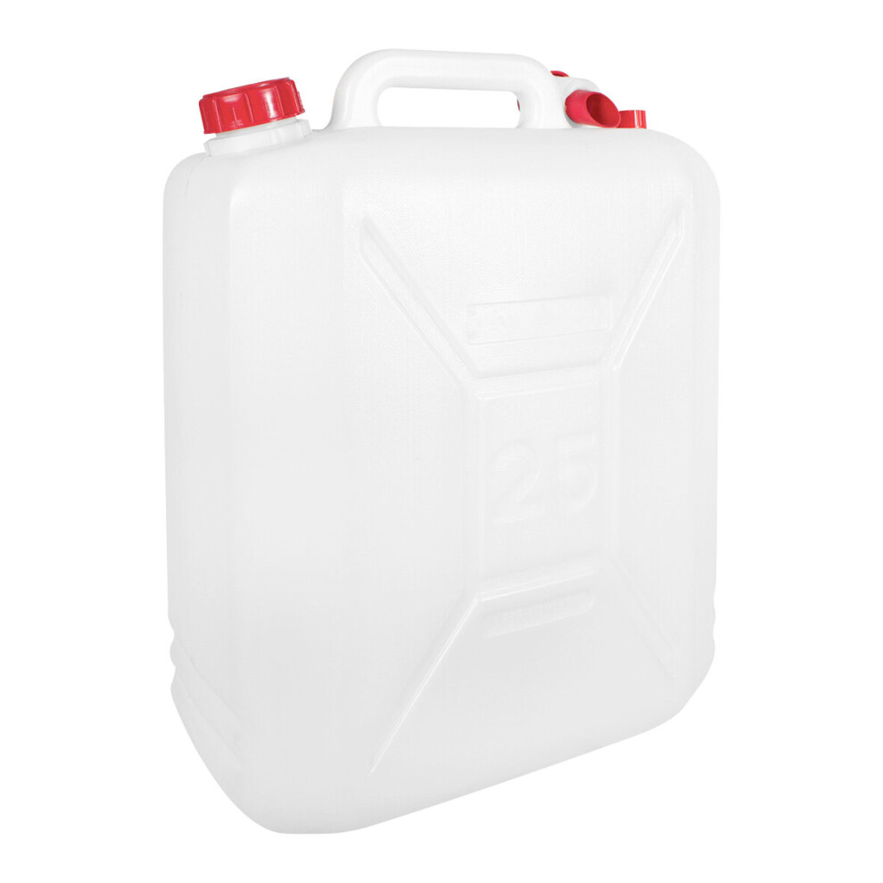 Milestone Camping 65950 25L Jerry Can / Integrated Carry Handle & Easy Pour Spout