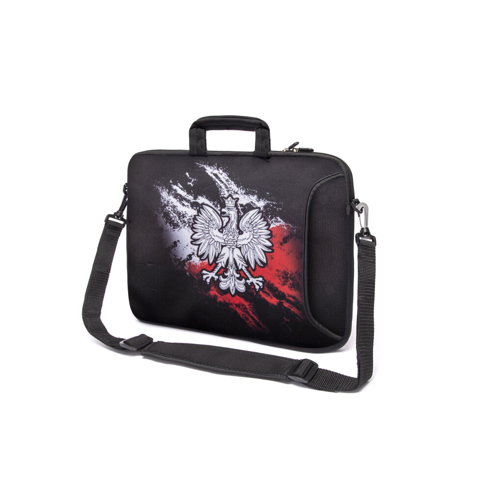 (Poland) 15" Inch Tablet Laptop Notebook Handle Strap Bag Multicoloured 5056543417015