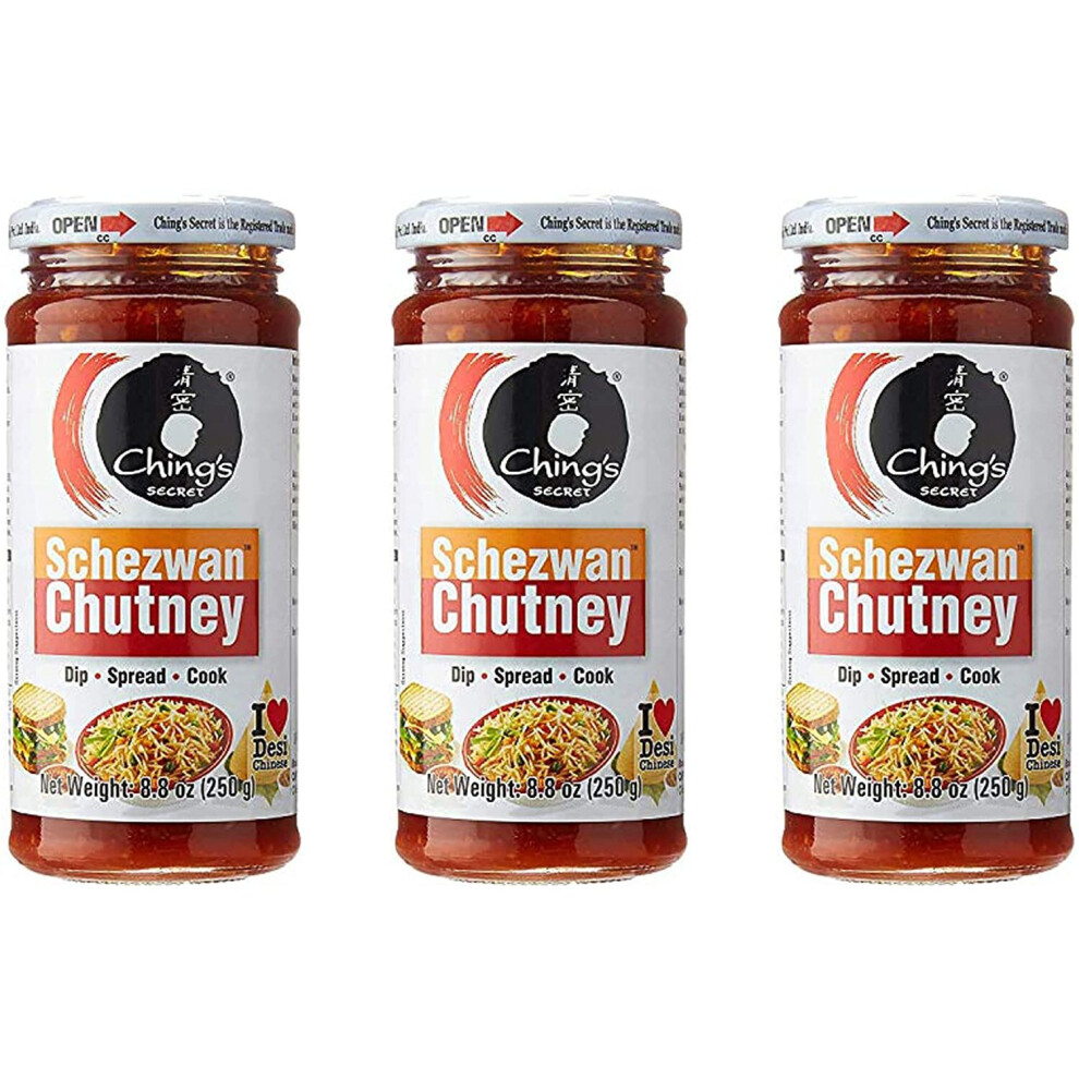 (Pack of 3	) Chings Schezwan Chutney 250g