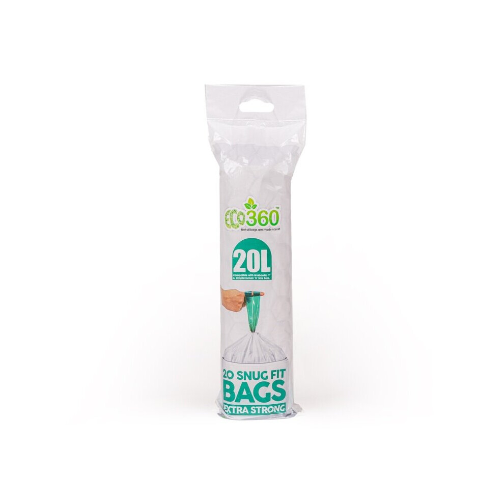 Eco360 Brabantia Compatible Bin Liners 20L Pack 20