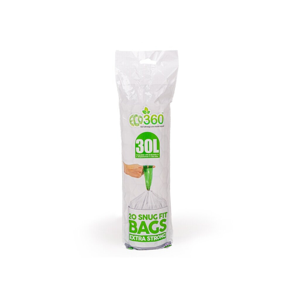 Eco+ Eco360 Brabantia Compatible Bin Liners 30L Pack 20