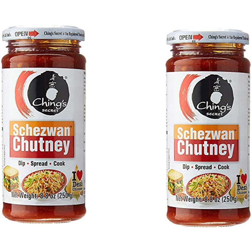 (Pack of 2	) Chings Schezwan Chutney 250g