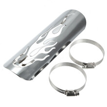Nuovo scudo di isolamento termico per tubo di scarico, protezione per moto cruiser