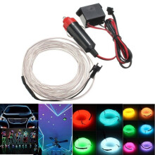Nuovo cavo di luce effetto neon EL da 300 cm 12V inverter