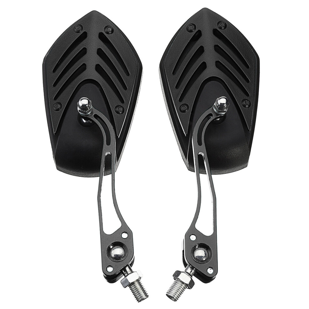 8Mm 10Mm Aluminum Alloy Motorcycle Bike Scooter Rear Side View Mirrors Universal 762179055150