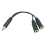 (1 Metre) Earphone 3.5mm AUX Splitter 2