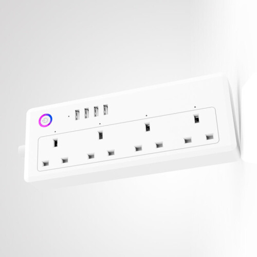 WiFi Wireless UK Smart Plug Socket Extension Lead USB For Alexa Google Home Nest