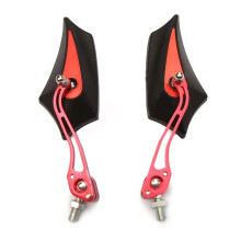 Neuer 10 mm Bolzen Motorrad Rennspiegel Aluminium Stab Bat Typ