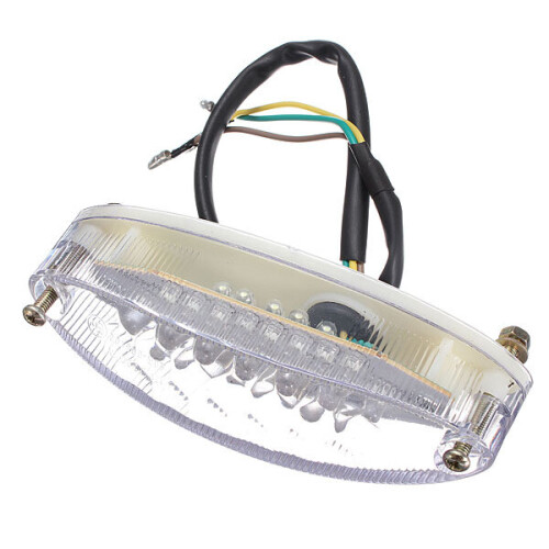 Universal Motorcycle Number Plate Light Rear Tail Lamp 12V 28 LED 1
