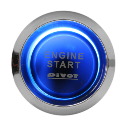 Neuer Auto-Motorstart-Taster Zündstarter Universal-Kit mit blauer LED