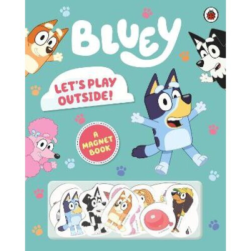 Bluey: Let's Play Outside!: Magnet Book