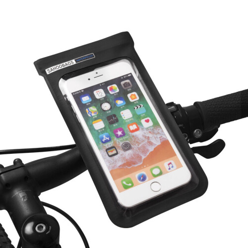 Nova Bolsa Frontal à Prova de Água para Guidão de Bicicleta para Suporte de Telefone com Ecrã Táctil de 6. 0 polegadas