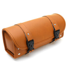 Nueva Bolsa de Herramientas para Motocicleta de Cuero PU Marrón Universal Delantero y Trasero Maletero y Bolsas de Silla