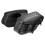 2X Motorcycle PU Leather Saddlebags Side Bag Waterproof For Davison 1