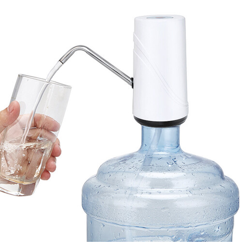 White Portable Wireless Electric Automatic Water Pump Dispenser Gallon Drinking Bottle 1