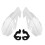 New Pair 7/8 22mm Motorcycle Handguard Hand Guard Shield Windproof Universal Handlebar Protector" 8