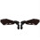 New Pair 7/8 22mm Motorcycle Handguard Hand Guard Shield Windproof Universal Handlebar Protector" 1