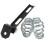 Motorcycle Seat Bar Springs Block Raising Brackets Mounting Hardware 7