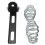 Motorcycle Seat Bar Springs Block Raising Brackets Mounting Hardware 6