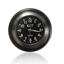 Motorcycle Bike Handlebar Mount Dial Clock Watch 7/8inch 1inch Universal