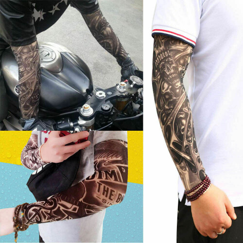 EEEkit Cooling Sun Athletic Arm Sleeves Upgraded Version, 10PCS UV  Protection Sunblock Arm Tattoo Cover Sleeves Men Women Cycling Driving Golf  Running