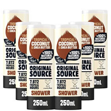 Original Source Coconut & Shea Butter Shower Gel, 6x250ml